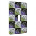 thumbnail image 1 of KuzmarK™ Single Gang Toggle Switch Wall Plate - Gray Percheron Draft Horse in Spring Landscape Horse Pattern Art by Denise Every, 1 of 1