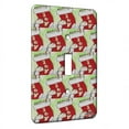 thumbnail image 1 of KuzmarK™ Single Gang Toggle Switch Wall Plate - Siamese Kitties Christmas Joy Stocking Cat Modern Art by Denise Every, 1 of 1