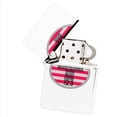 thumbnail image 1 of KuzmarK White Windproof Flip Top Lighter -  American Flag Lords Prayer, 1 of 1