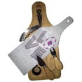 thumbnail image 1 of KuzmarK Wine & Cheese Glass Cutting Board Wood Box Gift Set - Love Boys Soccer, 1 of 2