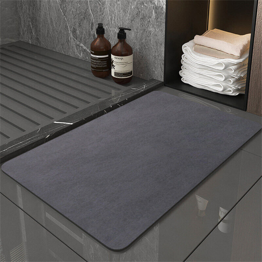 Kvago Diatomaceous Bath Mat Bathtub Fast Drying Non-Slip Shower Stone ...