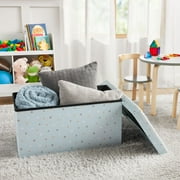 Kvell Foldable Children's Toy Storage Chest with Stars Pattern, Multi-Color