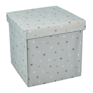 Kvell Foldable Collapsible Toy Storage Chest/Bin with Stars Design
