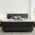 thumbnail image 1 of Kviwasha 8 inch King Mattress, Memory Foam & Spring Hybrid Medium Comfort King Size in a Box,Adult, 1 of 7