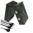 Kvm switch 2 computers 2 monitors 4k 30hz dual monitor hdmi usb 2 0 pc