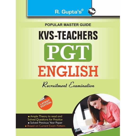 Kvs: English (PGT) Teachers Recruitment Exam Guide, (Paperback)