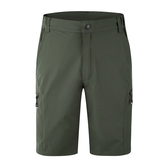 Kvture Bicycle Shorts for Men Summer Bike Baggy Riding Cycling Short Pants Quick Dry Lightweight Hiking Shorts Army Green M