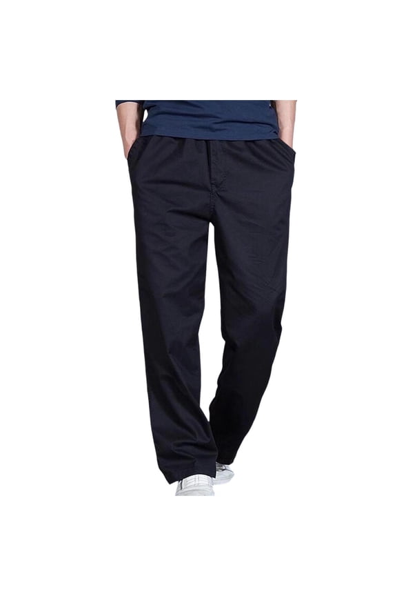 Cargo Pants for Men Big and Tall Hiking Tactical Pant Casual Lightweight Cotton Outdoor Military Trousers Black XXXXL