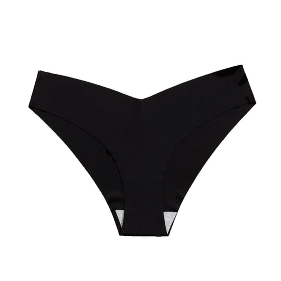 Kvture Cotton Panties for Women Low Waist Seamless Moisture Wicking Breathable Panties Soft Comfy Stretch Briefs Underwear L