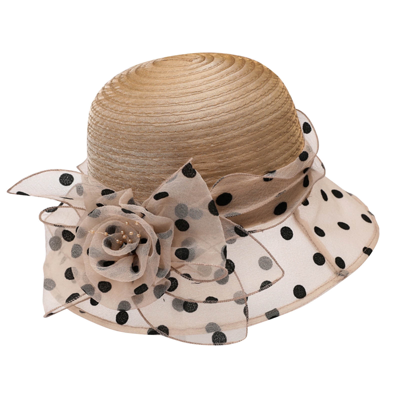 Kvture Dress Hats for Women Fashionable Sun Fascinators Hat Women's ...