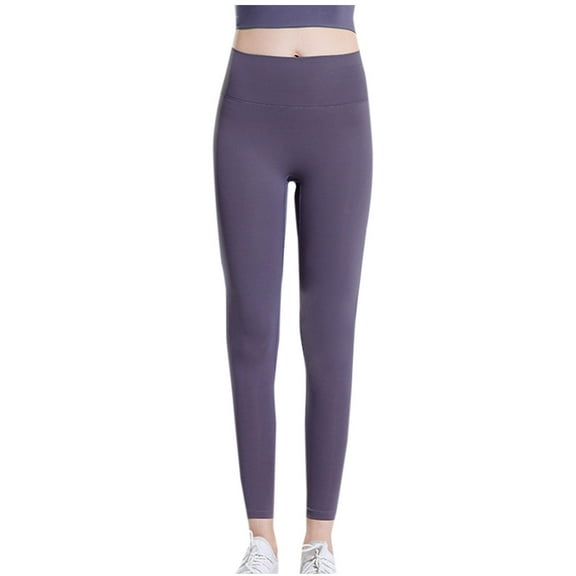 Kvture High Performance Women's Yoga Pants for Fitness Running and Sports Activities Butt Lifting Tights for Active Purple XL