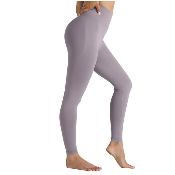 Kvture High Waisted Leggings for Women Tummy Control Buttery Soft Yoga Pants for Workout Athletic Running Dark Gray S