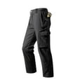 thumbnail image 1 of Kvture Men's Ripstop Work Cargo Pants Water Resistant Military Tactical Pants for Men Hiking Outdoor Construction Trousers Black S, 1 of 8