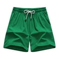 thumbnail image 1 of Kvture Running Shorts for Men No Liner Elastic Waist Drawstring Short Pant Athletic Workout Gym Clothes Activewear Green XXL, 1 of 7