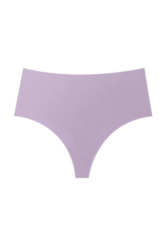 Thong Shapewear Tummy Control Underwear for Women Mid Waist Seamless Body Shaper Thong Panties Shaping Underwear S