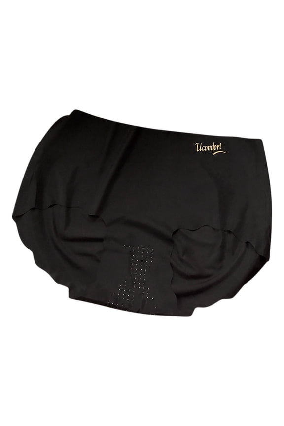 Wave Edge Seamless Underwear for Women No Show Panties Invisible Cheeky Bikinis Briefs L