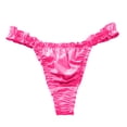 thumbnail image 1 of Kvture Women Low Waisted No Show Thongs Underwear Soft Breathable Panties Stretch Briefs Ladies Panties Bikini Full Coverage L, 1 of 3