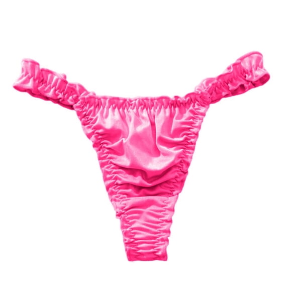 Kvture Women Low Waisted No Show Thongs Underwear Soft Breathable Panties Stretch Briefs Ladies Panties Bikini Full Coverage L