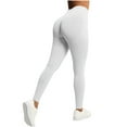 thumbnail image 1 of Kvture Women's Seamless Workout Leggings High Waisted Scrunch Butt Lifting Tummy Control Buttery Soft Athletic Yoga Pants Beige M, 1 of 7