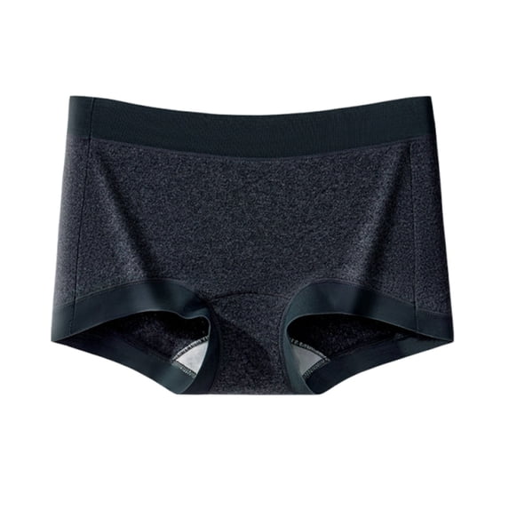Kvture Womens Underwear Panties Ladies Soft Full Coverage Briefs Mid Waist Underwear Solid Color Panties XXL