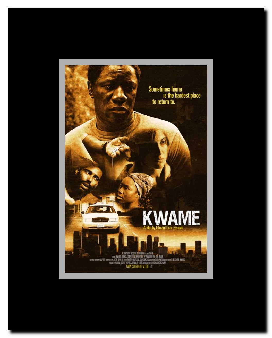 Kwame Framed Movie Poster