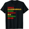 thumbnail image 1 of Kwanzaa Party Groovy Seven Principles Africa Celebration T-Shirt, 1 of 5