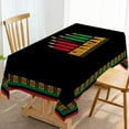 thumbnail image 1 of Kwanzaa Table Cloth Kinara African American Heritage Festival Tablecloth Decoration Kitchen Dining Room Home Table Cover-60×84inch, 1 of 5