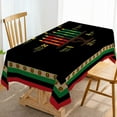 thumbnail image 1 of Kwanzaa Tablecloth Kinara African American Harvest Festival Table Cloth Cover Decoration Kitchen Dining Room Home Table Decor - 60×84inch, 1 of 5