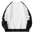 Kwasome Mens Sweatshirts Sports Sweater Spring And Autumn Round Neck Couple Loose Casual Wear