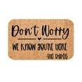 thumbnail image 1 of Kwasome Outdoor Carpet Solid Color Letter Prints Welcome For Front Mats Bathroom Products Front Door Rug Suitable For Home Living Room Bathroom, 1 of 4