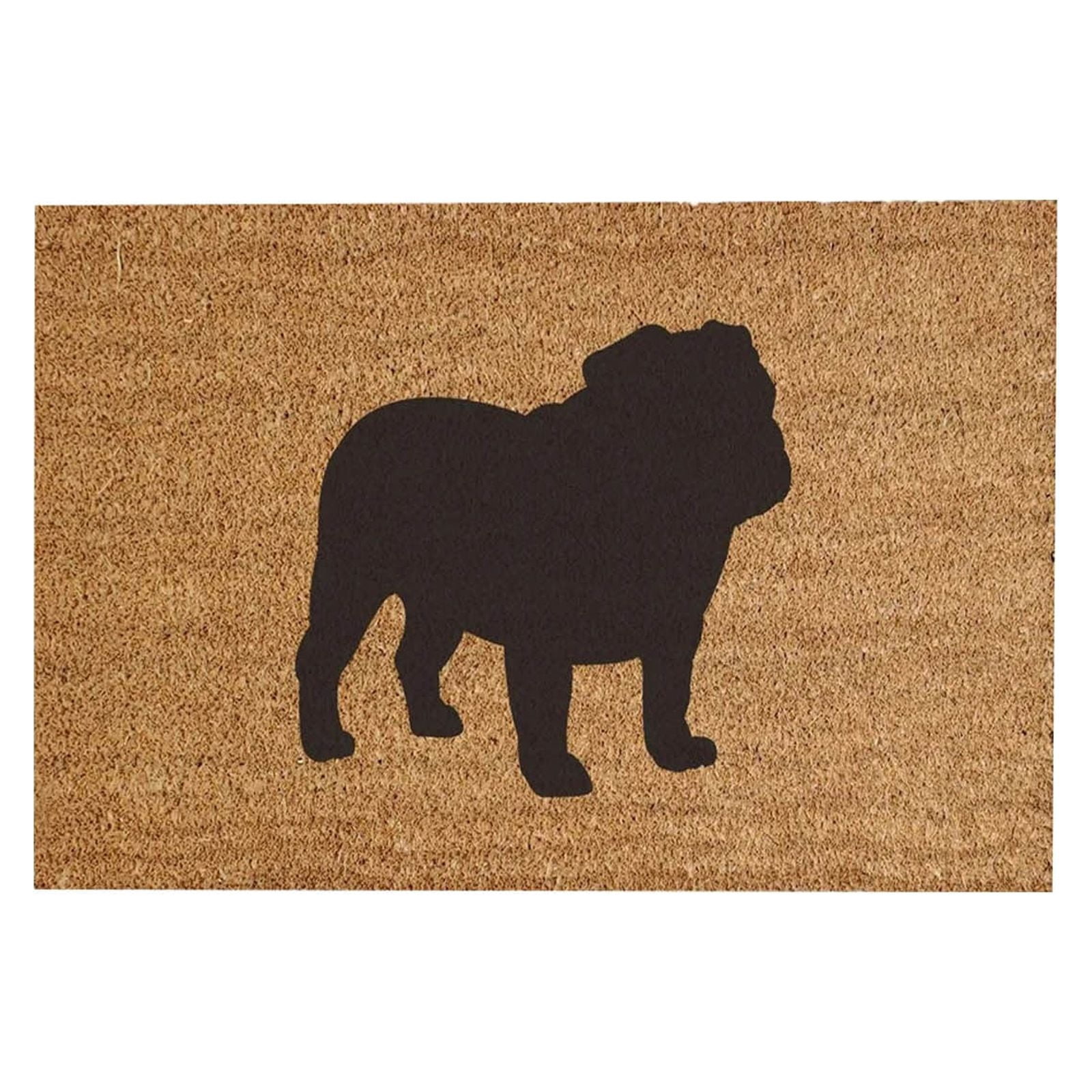 Kwasome Outdoor Rugs Cute Bull Dog Prints Doormat Dog Lover Decor ...