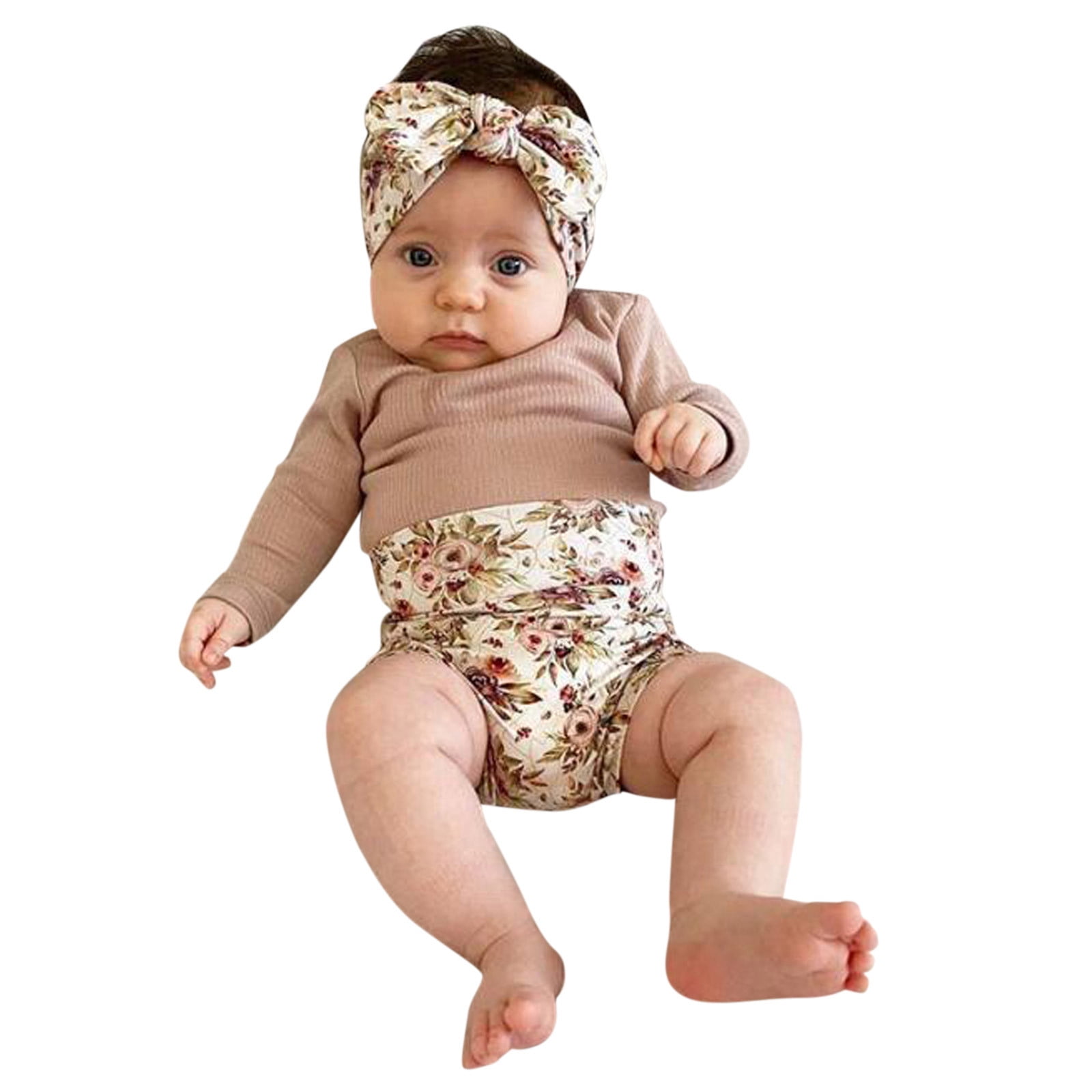 Kwasome Summer Outfits For Girls 2024 Baby Auntie Outfits Infant Baby