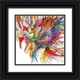 thumbnail image 1 of Kwerki Studios 15x15 Black Ornate Wood Framed with Double Matting Museum Art Print Titled - Birds In Flight, 1 of 4