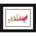 thumbnail image 1 of Kwerki Studios 24x18 Black Ornate Wood Framed with Double Matting Museum Art Print Titled - Whimsical Journey, 1 of 4