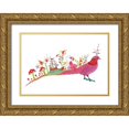 thumbnail image 1 of Kwerki Studios 32x23 Gold Ornate Wood Framed with Double Matting Museum Art Print Titled - Whimsical Journey, 1 of 4