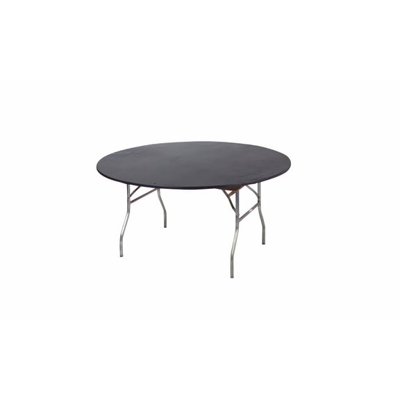 Kwik-Covers 10 Pack Round Plastic Table Cover - 60" Round, Black
