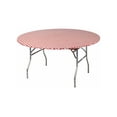 thumbnail image 1 of Kwik-Covers 60" Round Fitted Plastic Table Covers, Red  Gingham, 1 of 2