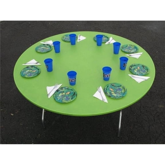 Kwik-Covers 60PK-LIME GREEN 60 inch ROUND PACKAGED KWIK COVER-LIME GREEN