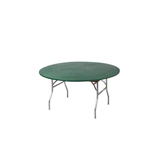 Kwik-Covers 10 Pack Round Plastic Table Cover - 72" Round, Hunter Green
