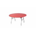 thumbnail image 1 of Kwik-Covers 10 Pack Round Plastic Table Cover - 72" Round, Red, 1 of 4