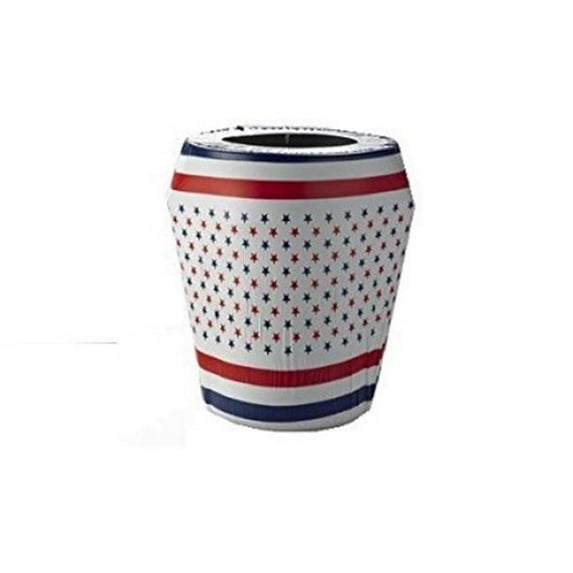 Kwik-Covers CANCVR-55gal-PATRIOTIC 55 GALLON KWIK-CAN COVER-PATRIOTIC STARS AND STRIPES