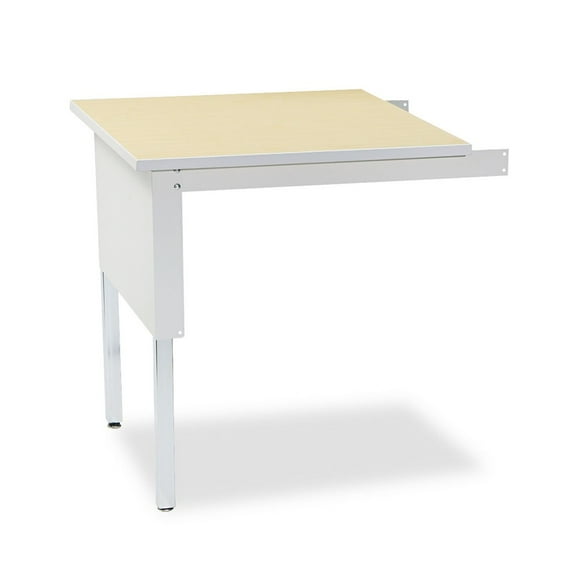 Kwik-File, MLNTB30PG, Mailflow-to-Go Mailroom Corner Table, 1 Each