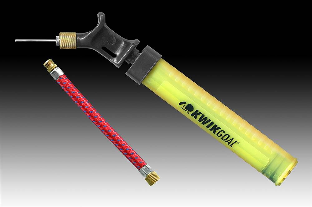 Kwik Goal Mini Hand Pump For Sports Balls - Compact High Volume Pump With Needle And Hose