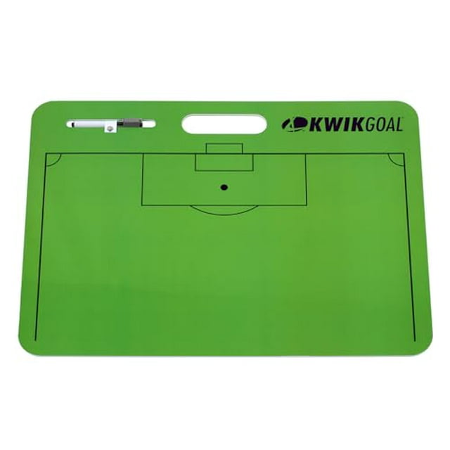 Kwik Goal Kwik Carry Soccer Dry Erase Board, 18" x 25",Green