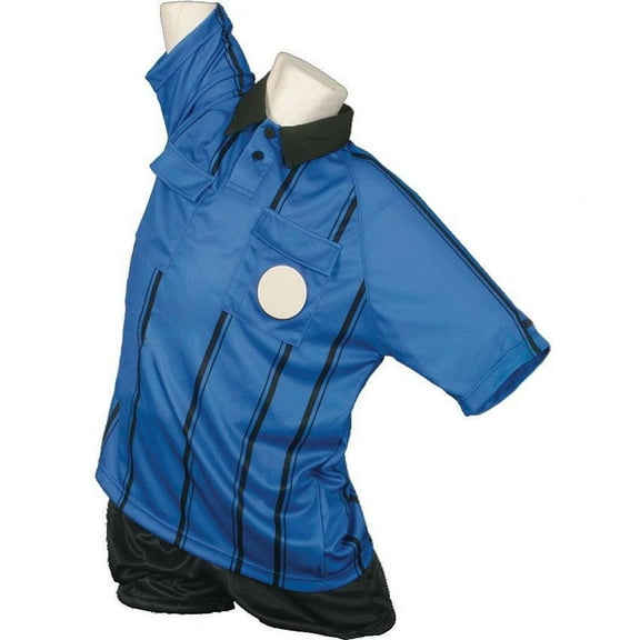 Kwik Goal Premier Referee Jersey, Blue, Medium
