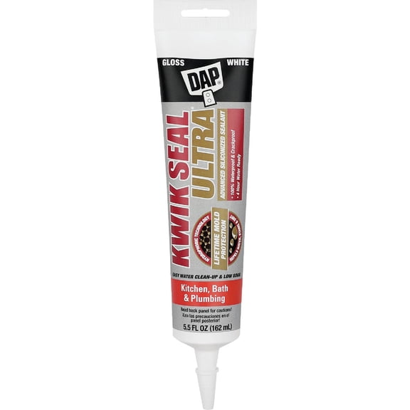 Kwik Seal Ultra Advanced Kitchen & Bath Silicone Sealant - Pack of 4
