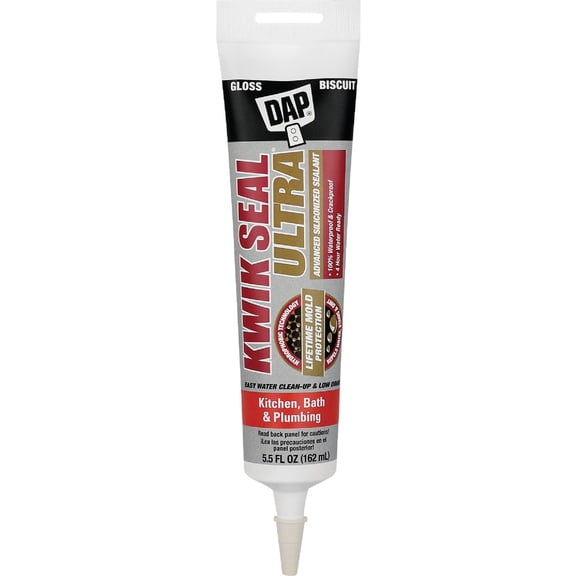 Kwik Seal Ultra Advanced Kitchen & Bath Silicone Sealant - Single Pack