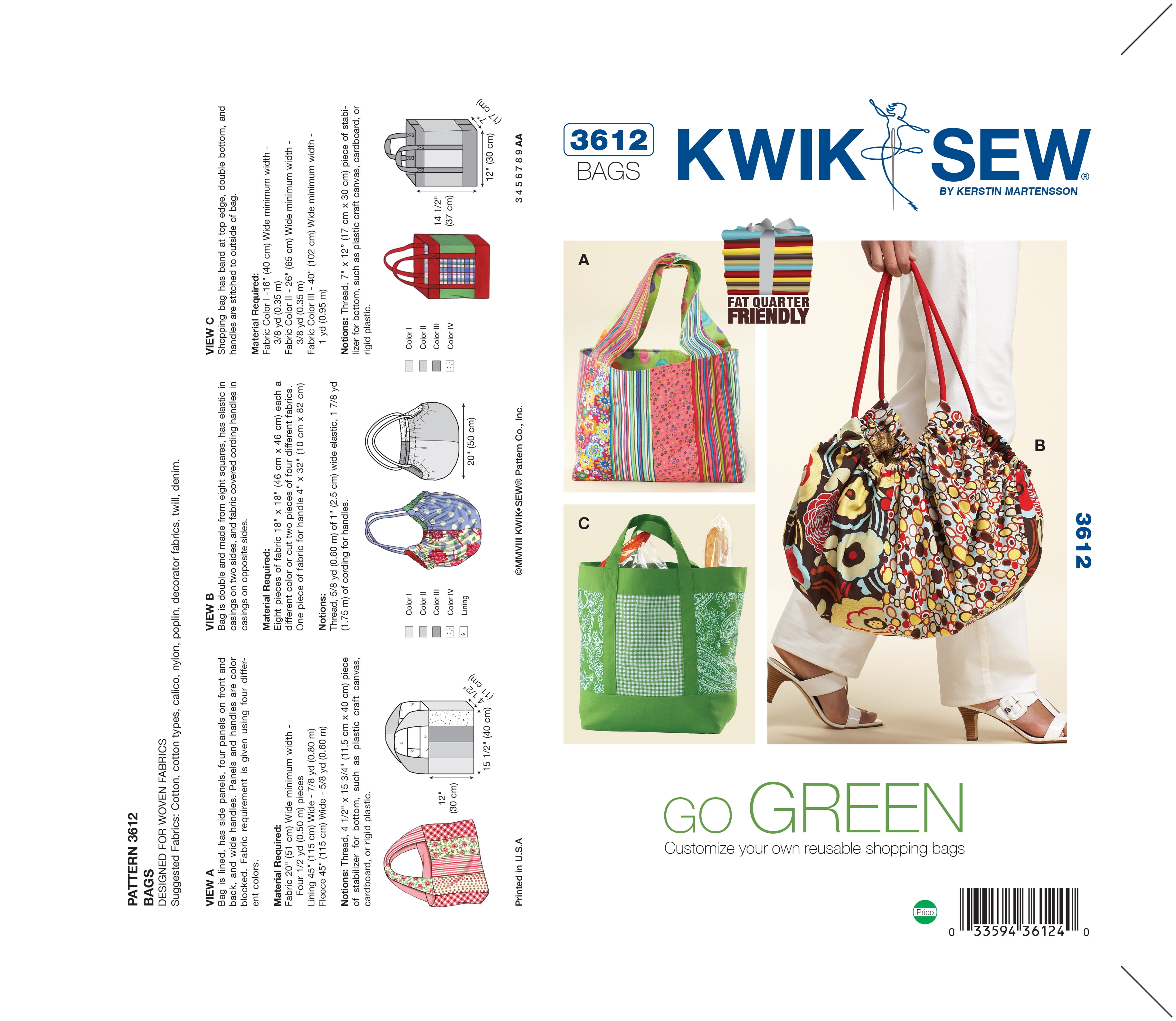Kwik sew outlet bags
