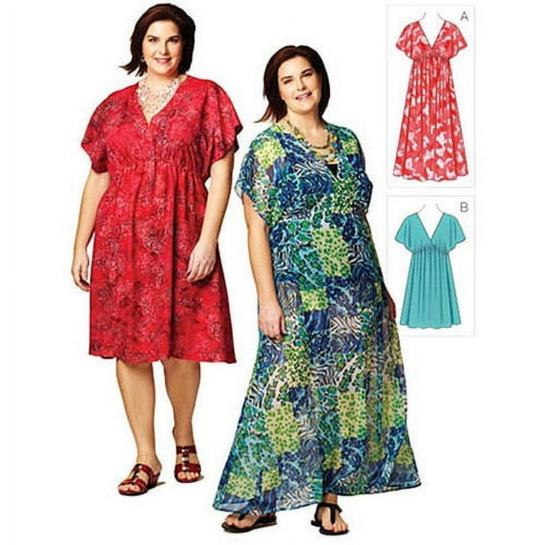 Kwik Sew Pattern Dresses, (1X, 2X, 3X, 4X) 