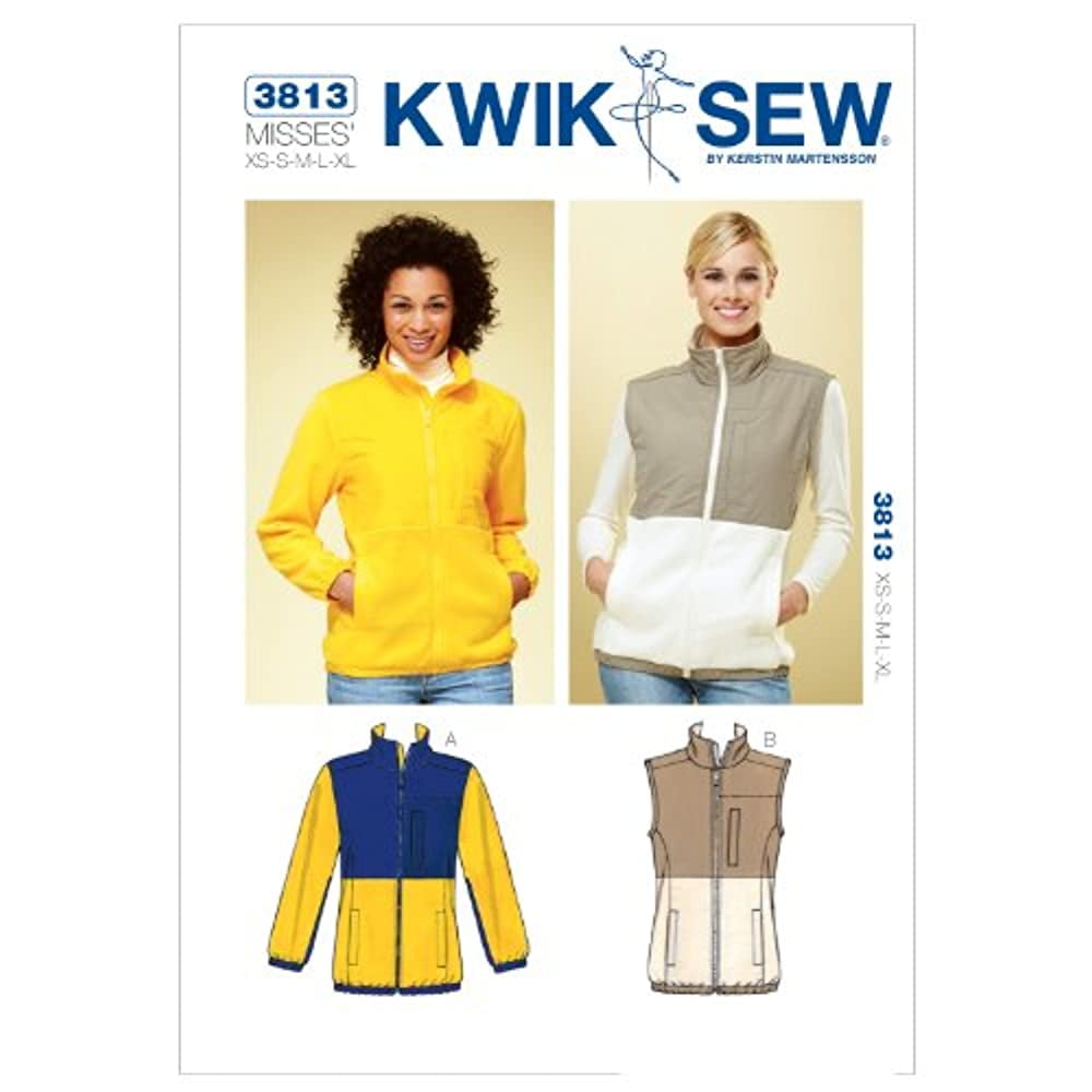 Kwik Sew Pattern Jacket and Vest, (XS, S, M, L, XL) - Walmart.com